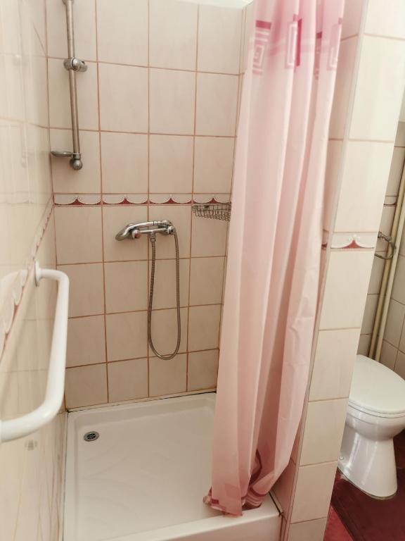 Koupelna v ubytování Kis Rigó vendégház