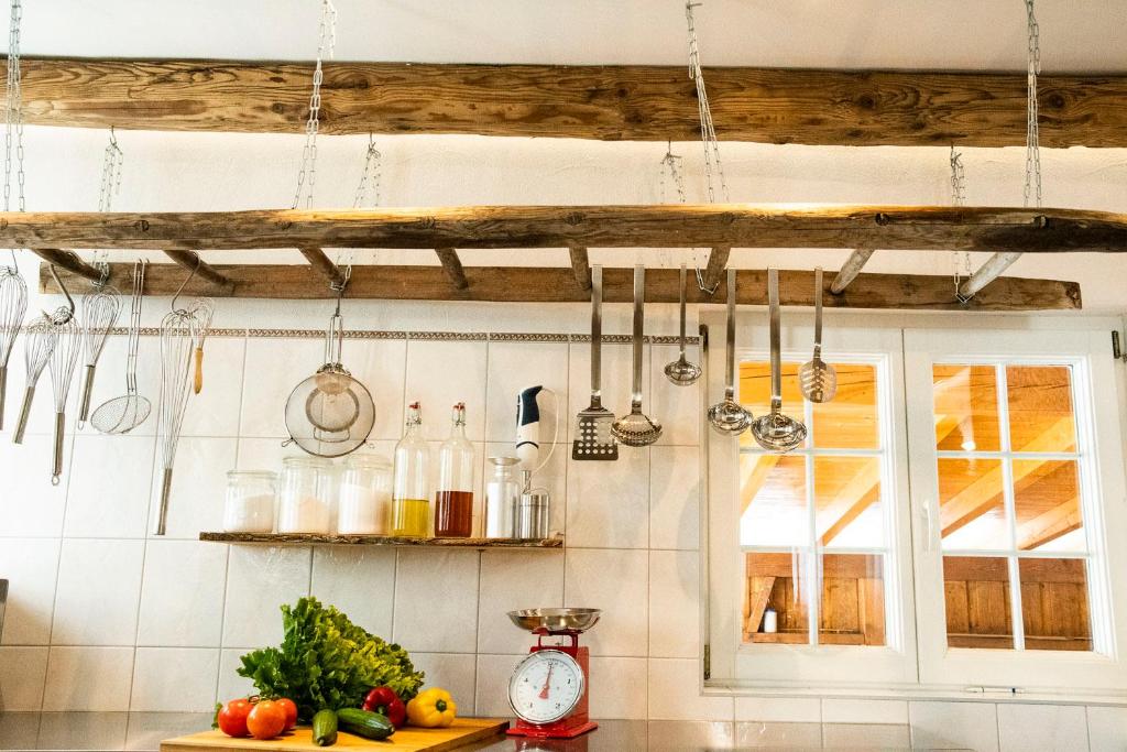 Kuchyň nebo kuchyňský kout v ubytování Wuerttemberger Haus - Hütte