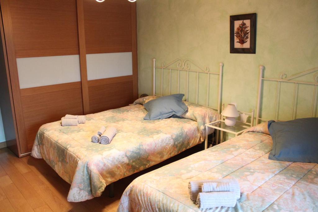 Posteľ alebo postele v izbe v ubytovaní Casa Rural Reserva Saja-Besaya