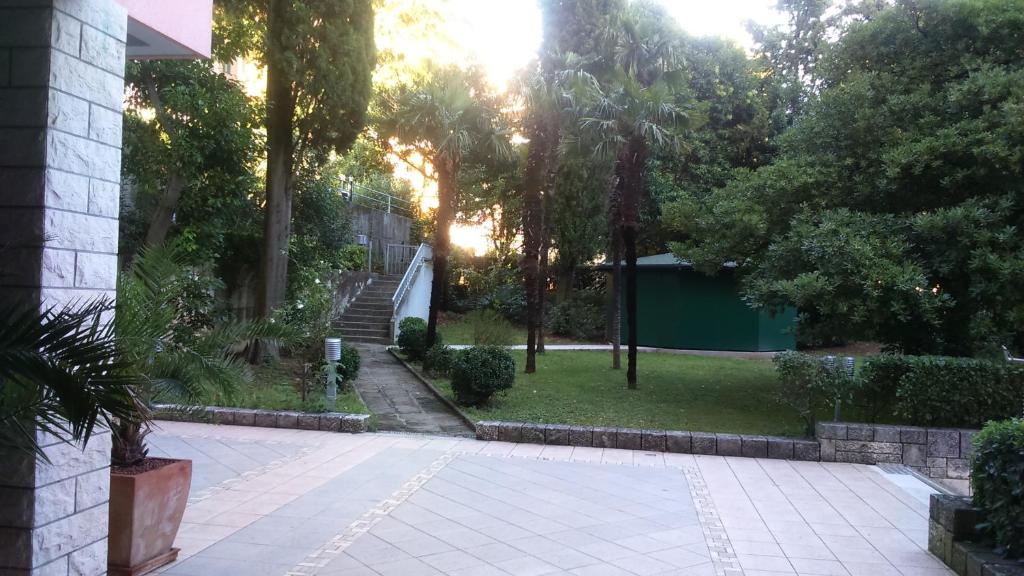 Zahrada ubytování Central Residence