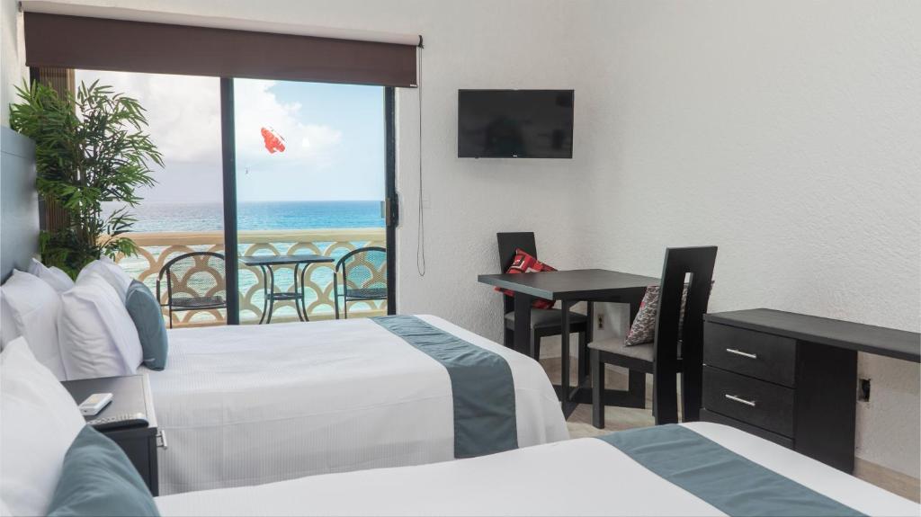 Cancún Plaza Sea View - APTOMENTO STUDIO Con Vista Sul Mare