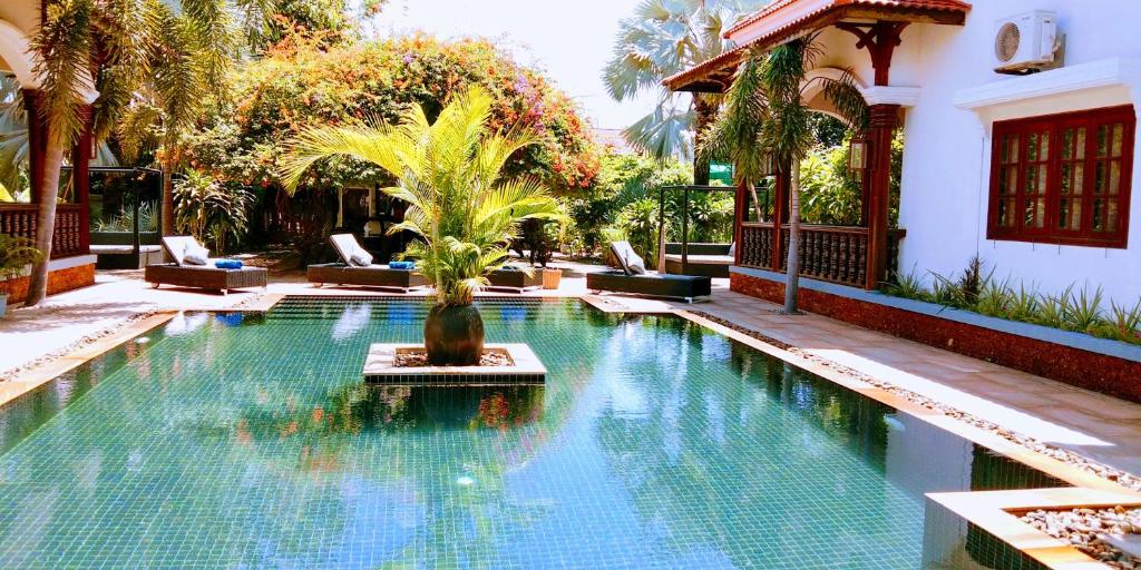 Bazén v ubytování Eureka Villas Siem Reap nebo v jeho okolí