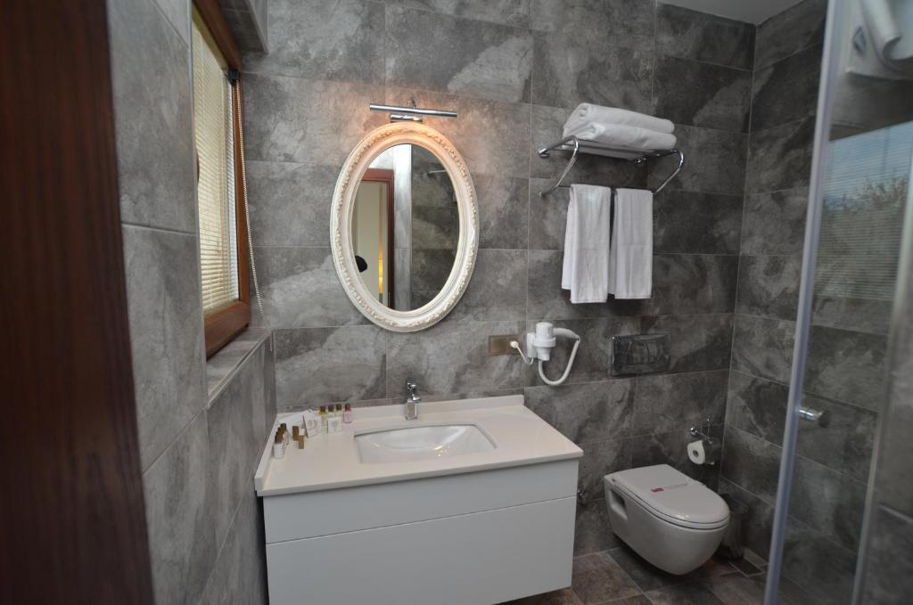 Koupelna v ubytování Motali Life Hotel