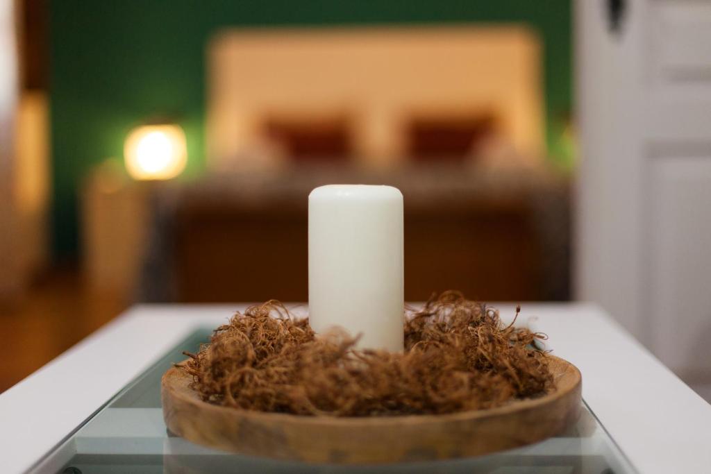 A bed or beds in a room at Casa Larga
