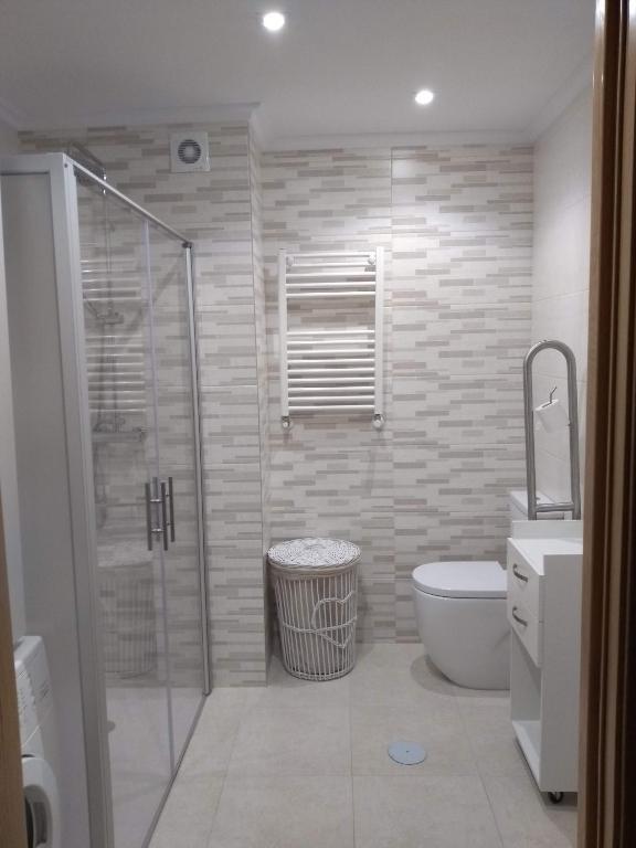 Kúpeľňa v ubytovaní Apartamento primera línea playa d samil