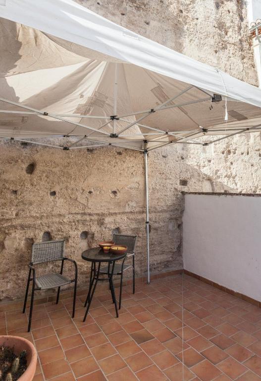 A patio or other outdoor area at Casa Larga