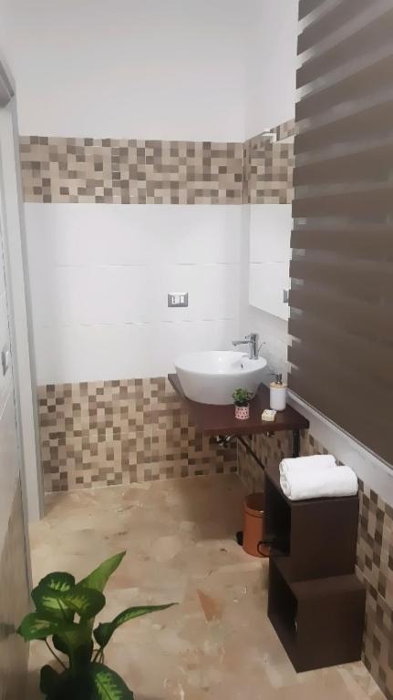 Koupelna v ubytování Notti Rosa B&B