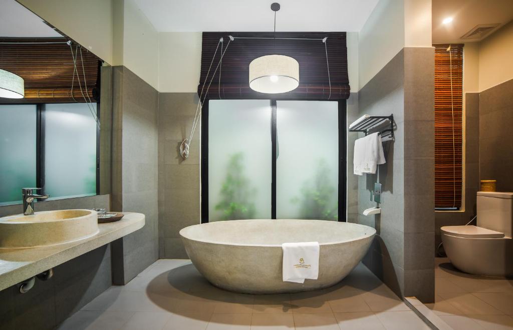 Koupelna v ubytování Bayon Modern Residence