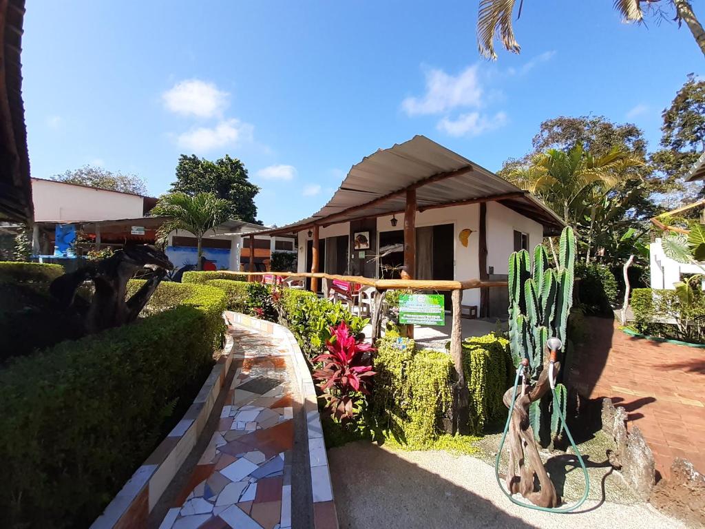 Zahrada ubytování Suymar Ecolodge Galapagos