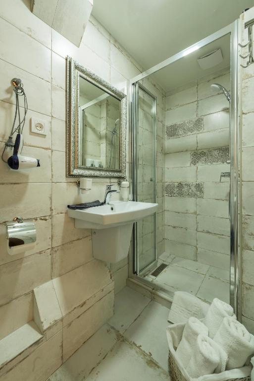 Koupelna v ubytování Mini Hotel Ryleev