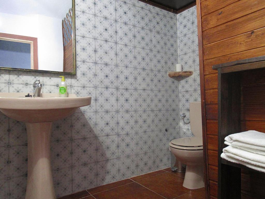 Koupelna v ubytování Casa Rural Dolores