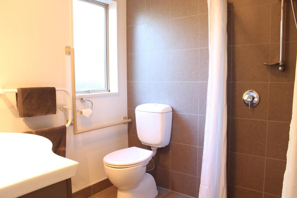 Koupelna v ubytování Tresori Motor Lodge