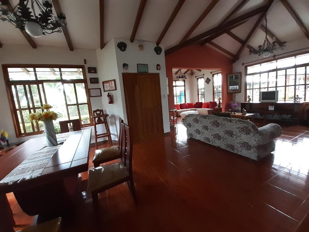 Posezení v ubytování Suymar Ecolodge Galapagos