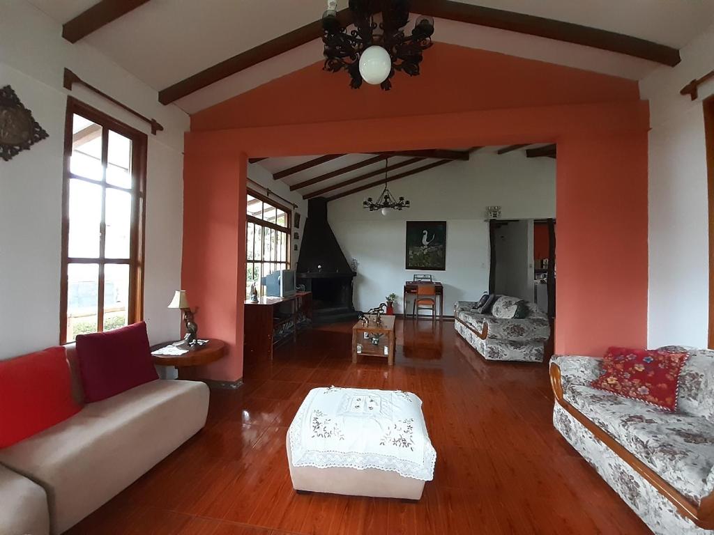 Posezení v ubytování Suymar Ecolodge Galapagos