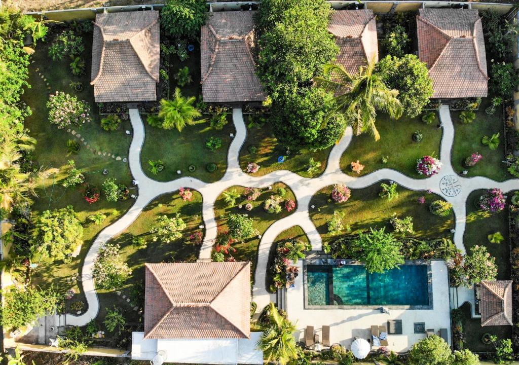Bazén v ubytování Kubu Kangin Resort nebo v jeho okolí