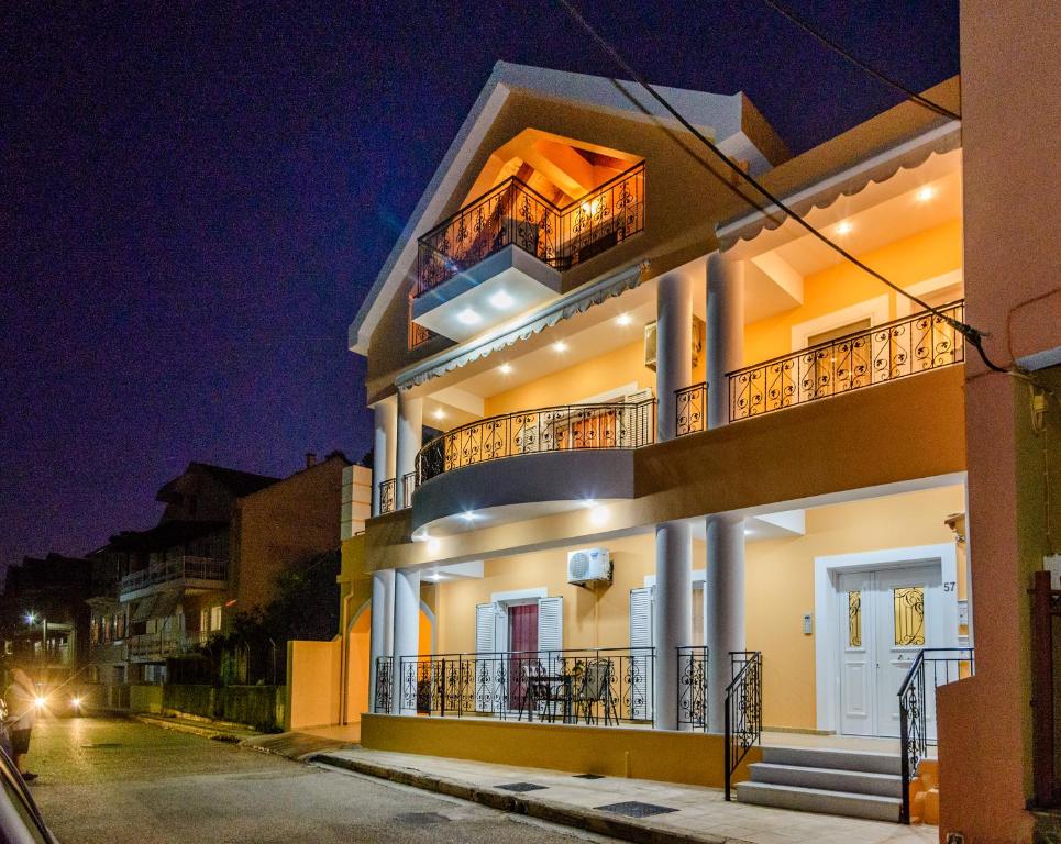 Budynek, w którym mieści się apartament