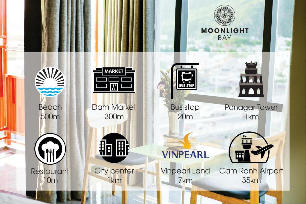 Certifikát, hodnocení, plakát nebo jiný dokument vystavený v ubytování Moonlight Bay Hotel & Apartment