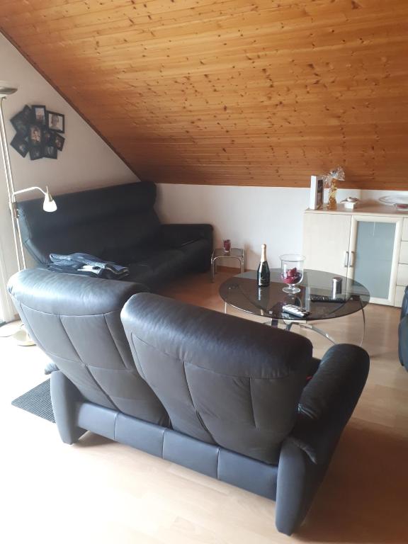 Posezení v ubytování Ferienwohnung Steffi