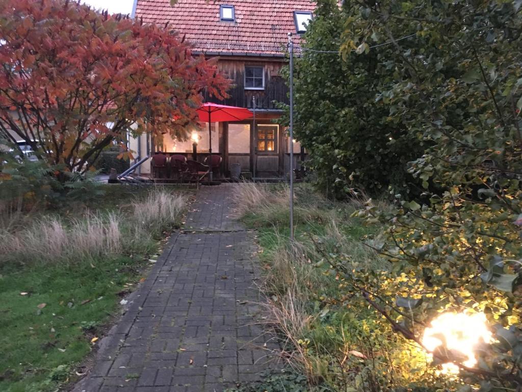 Zahrada ubytování Pension Elbkiosk