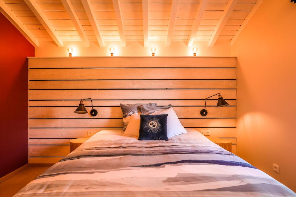 Postel nebo postele na pokoji v ubytování Le Sorbier - Gîte et chambres d'hôtes
