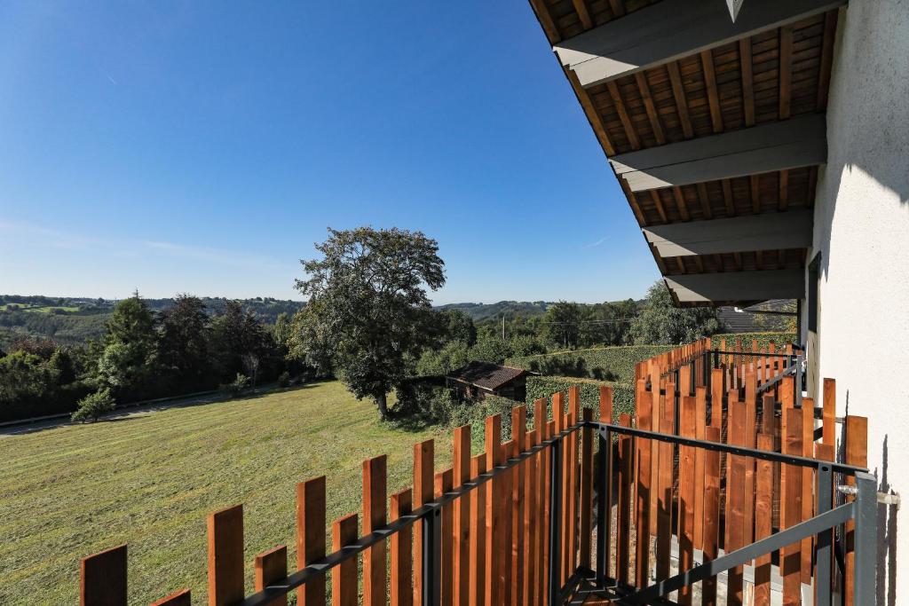 Balkón nebo terasa v ubytování Le Sorbier - Gîte et chambres d'hôtes