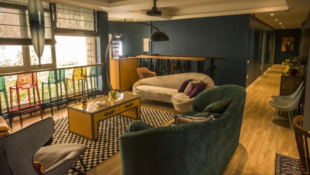 Posezení v ubytování Vanilla Sky Boutique Hostel