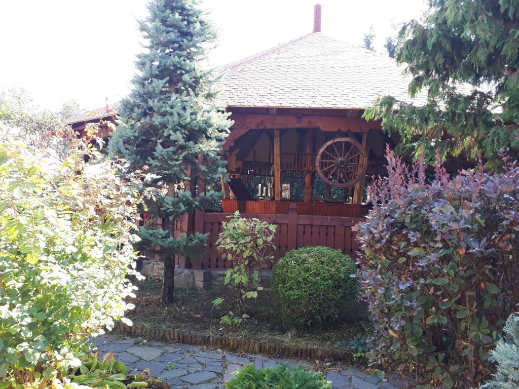 O grădină în afara Motel Perla Sigheteana