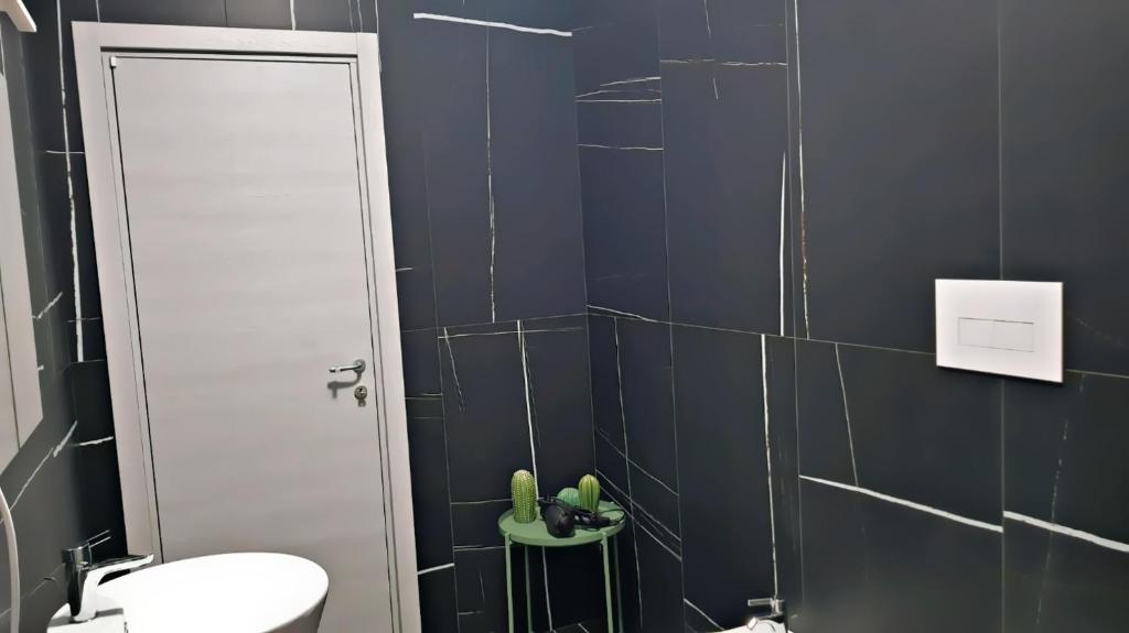 Koupelna v ubytování Notti Rosa B&B