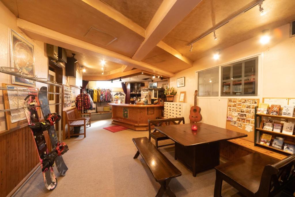 The lobby or reception area at Kagura White Horse Inn