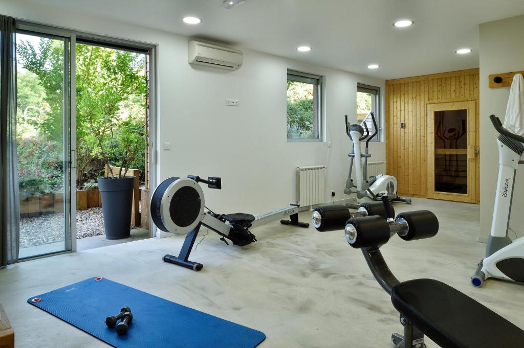 Fitness centrum a/nebo fitness zařízení v ubytování Boutique Hotel Artemisia