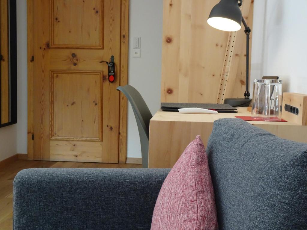 Posezení v ubytování Schorta's Alvetern - Boutique Hotel & Restaurant