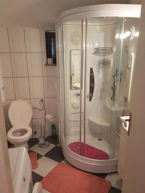 Kylpyhuone majoituspaikassa Apartman ViL