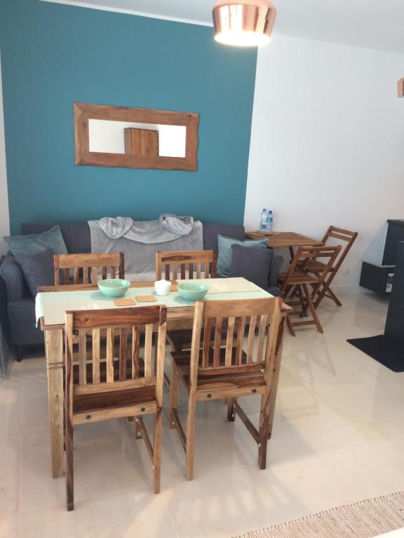 Χώρος καθιστικού στο Kropla Bałtyku Darłówko Apartament ECCO