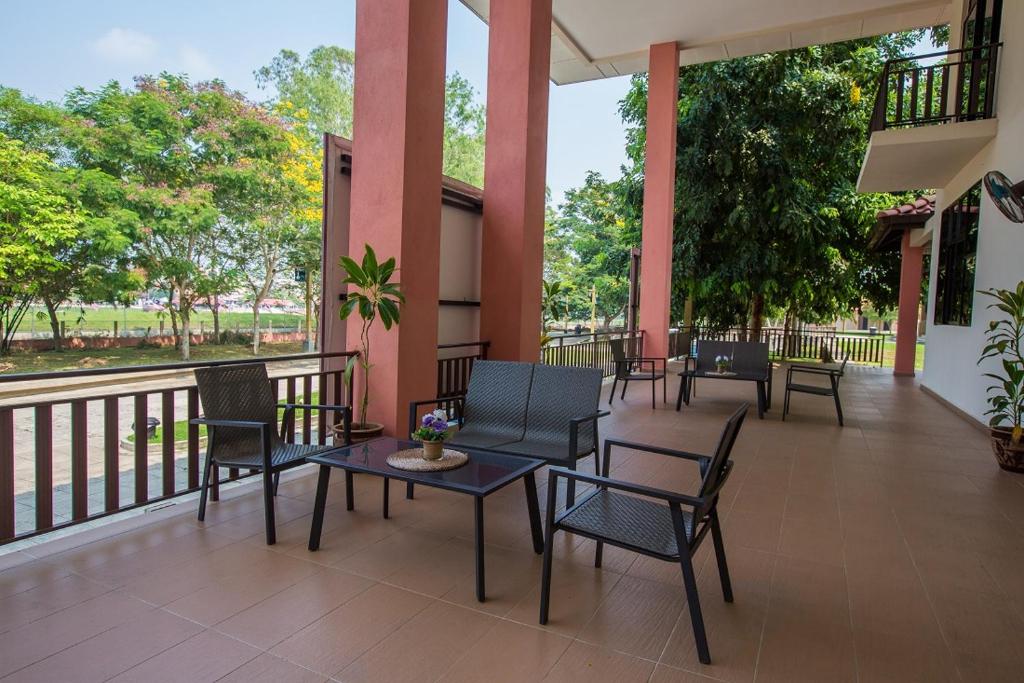 Balkón nebo terasa v ubytování Sayong Resort