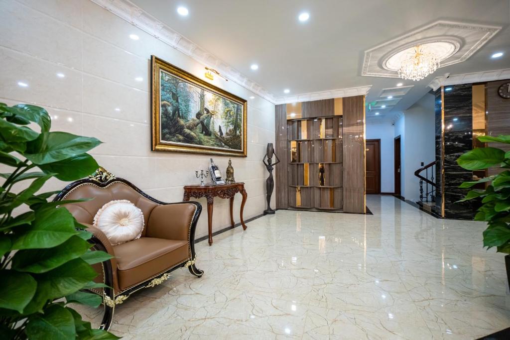 Posezení v ubytování Win Hotel Đà Lạt