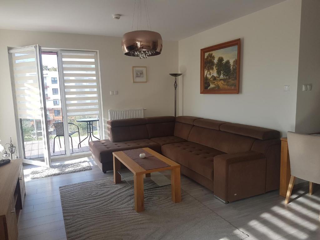 Posedenie v ubytovaní Apartament Bałtyk Polanki Park, basen, sauna, fitness, sala zabaw dla dzieci