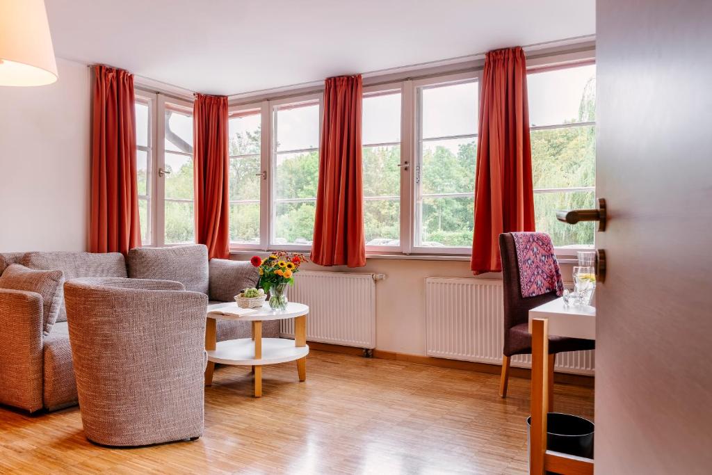 Posezení v ubytování Hotel am Jungfernstieg