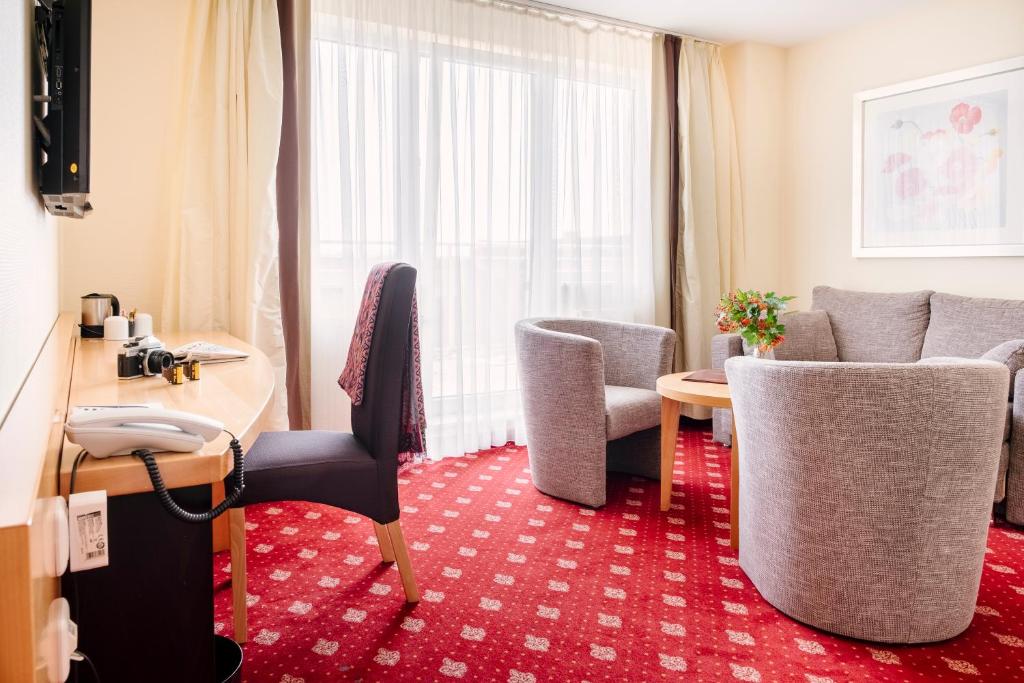 Posezení v ubytování Hotel am Jungfernstieg