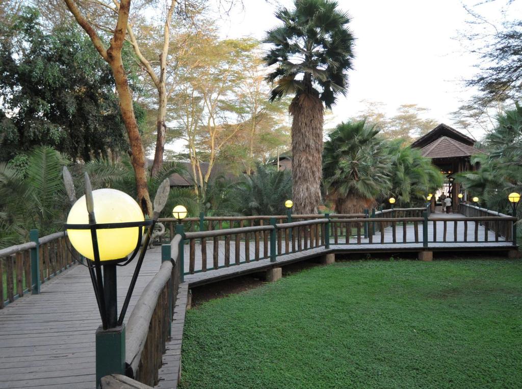 Zahrada ubytování Ol Tukai Lodge Amboseli