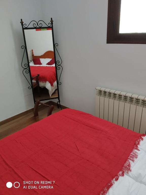 Postel nebo postele na pokoji v ubytování Casa Los Caños de Setenil
