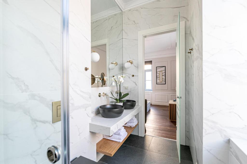 Posteľ alebo postele v izbe v ubytovaní A77 Suites, Small Luxury Hotels of the World