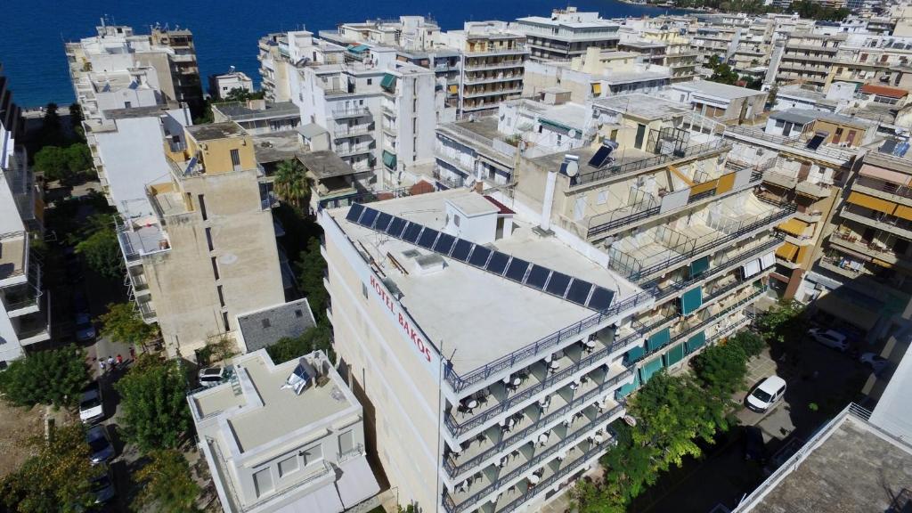 Nespecifikovaný výhled na destinaci Loutraki nebo výhled na město při pohledu z hotelu