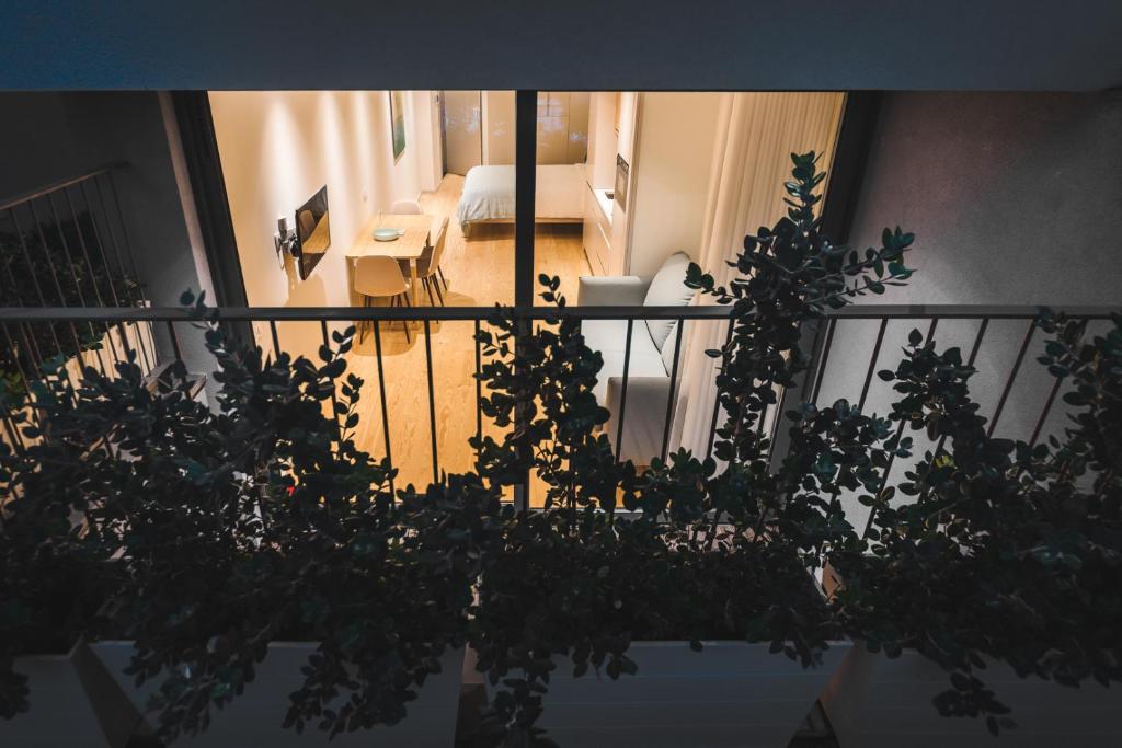 Balkón nebo terasa v ubytování Bom Jardim Apartments