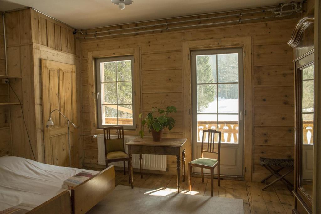 Postel nebo postele na pokoji v ubytování Riversong Centre Thermal