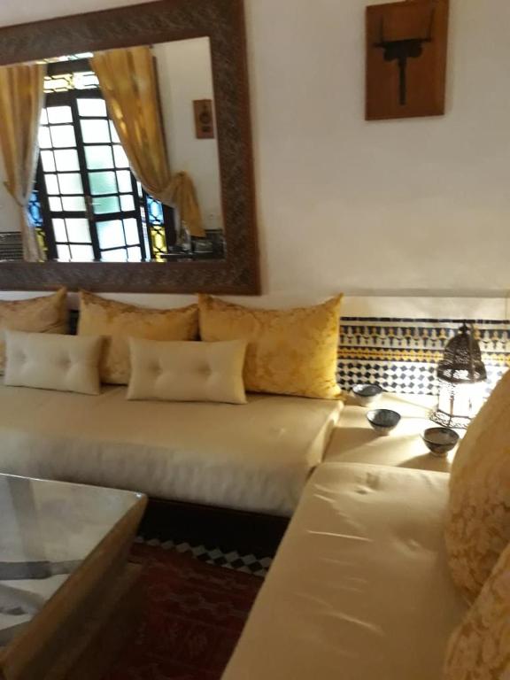 Posezení v ubytování Riad Le Sucrier de Fès