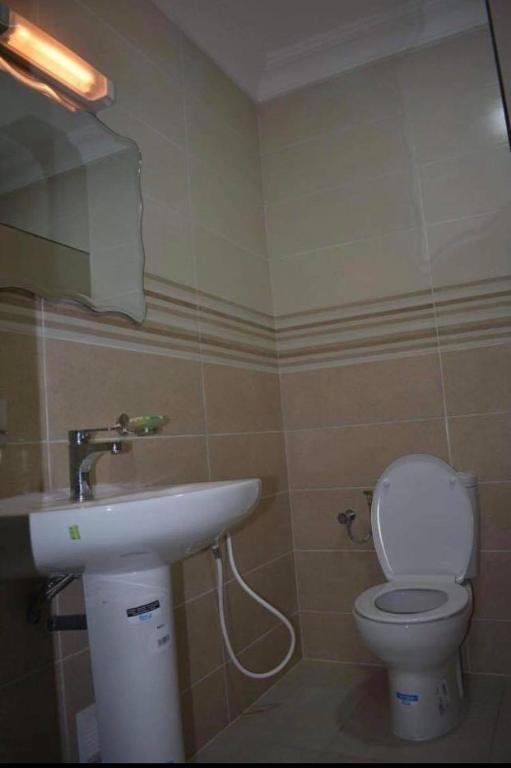 Koupelna v ubytování HOTEL MENABE
