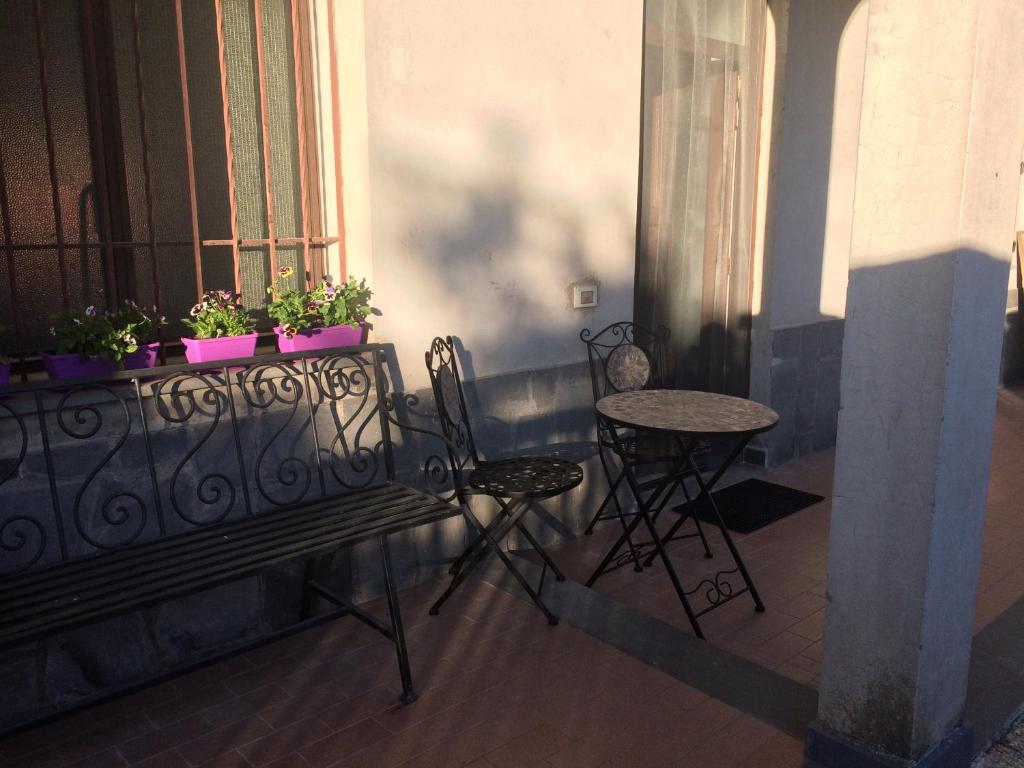 Balkón nebo terasa v ubytování Casa Violet per Civita