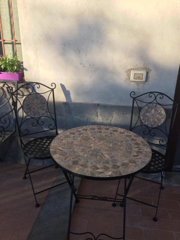 Posezení v ubytování Casa Violet per Civita