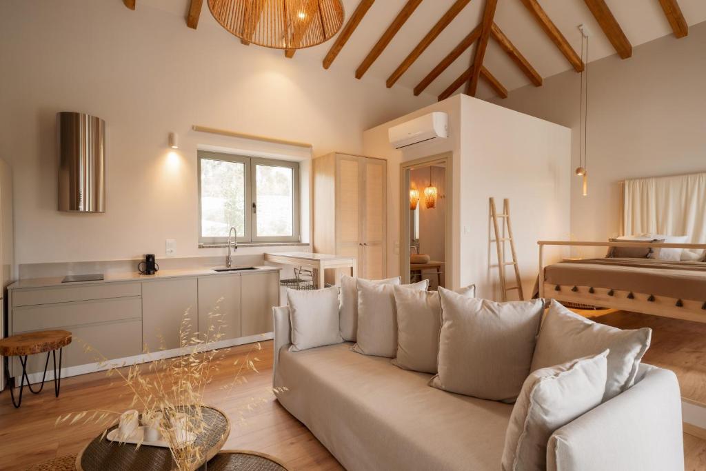 Posezení v ubytování Elies Residences Luxury Apartments