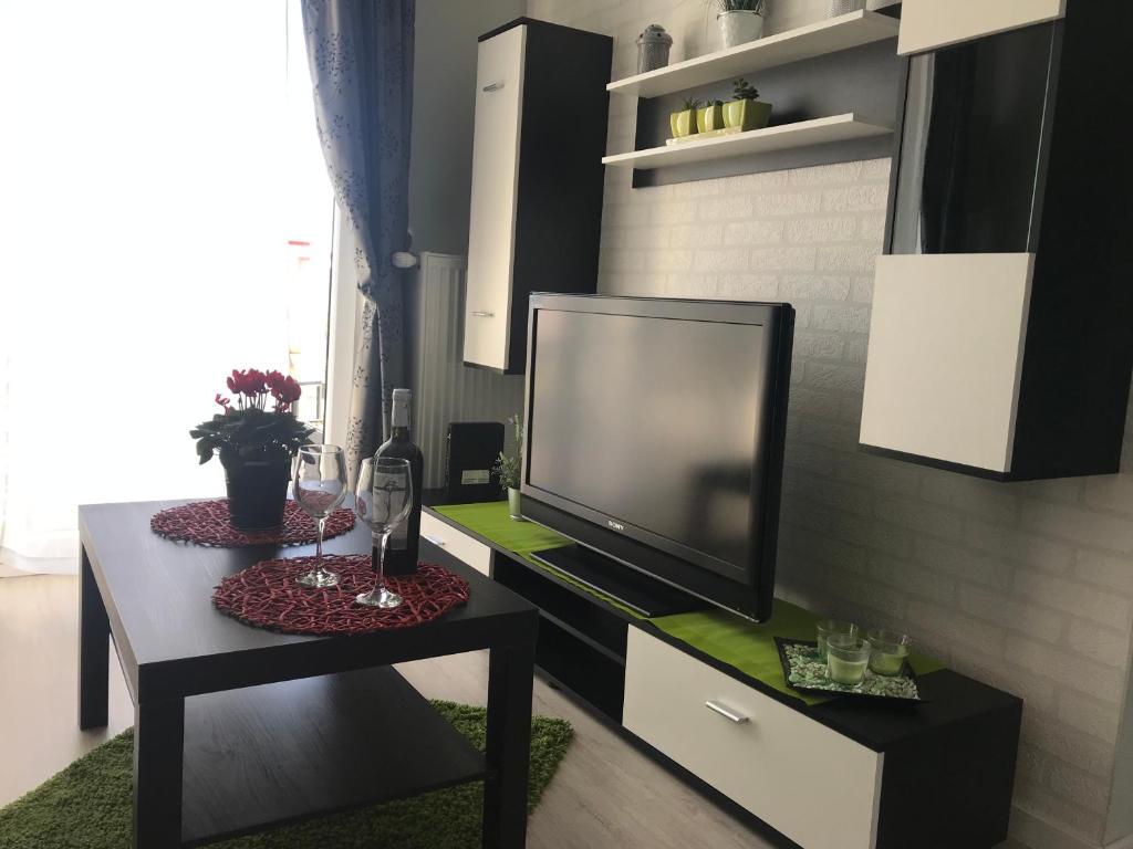 Kuchyňa alebo kuchynka v ubytovaní Apartament Lucky